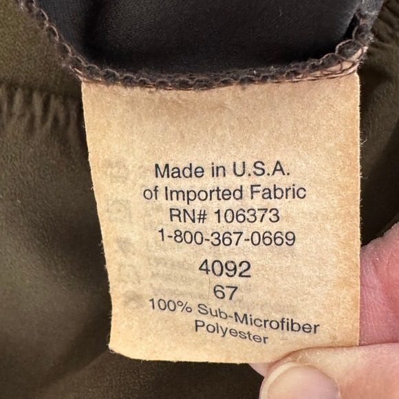 Zero Restriction Jacket Microfiber Pullover XL Brown - Picture 11 of 14